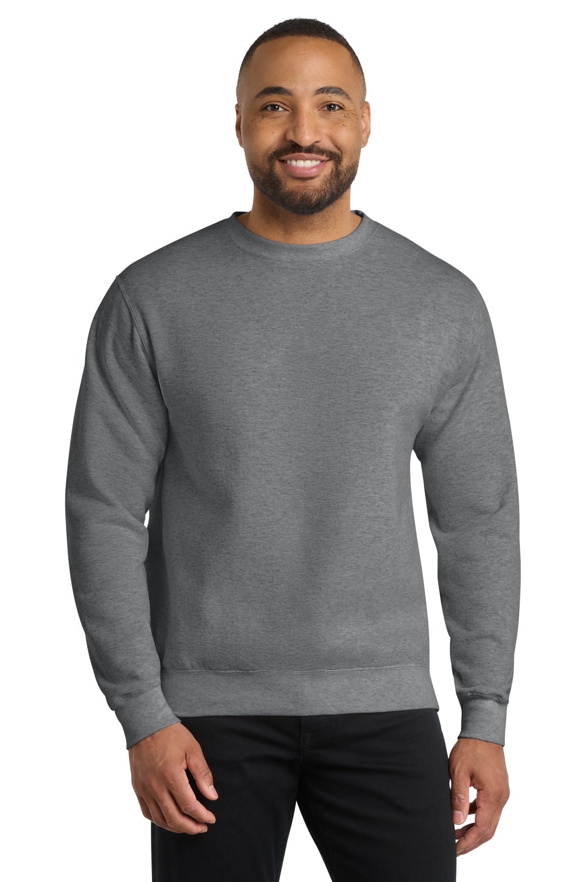 Custom Embroidery or DTF Print - Port & Co ® Core Fleece Crewneck Sweatshirt. PC78