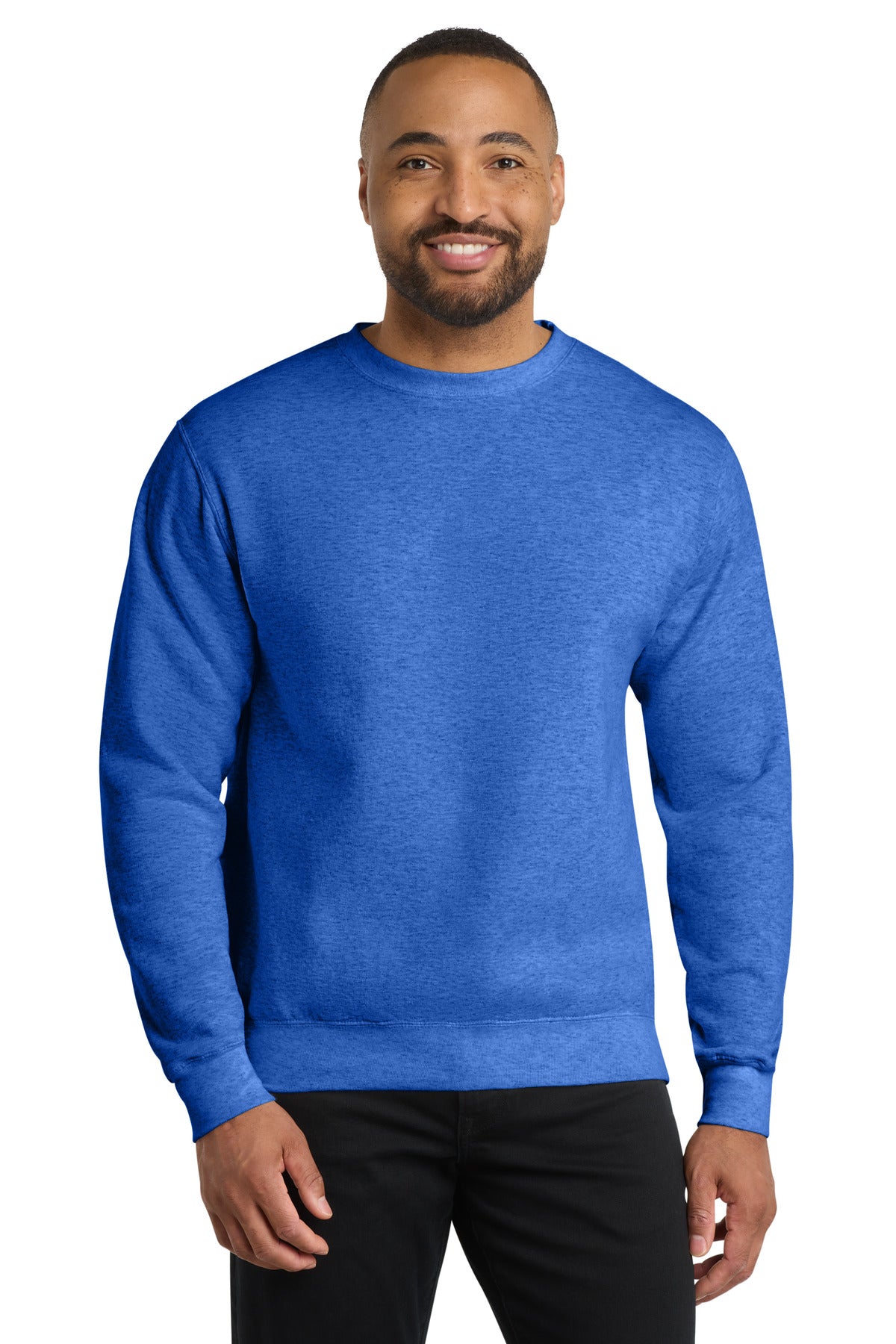 Custom Embroidery or DTF Print - Port & Co ® Core Fleece Crewneck Sweatshirt. PC78