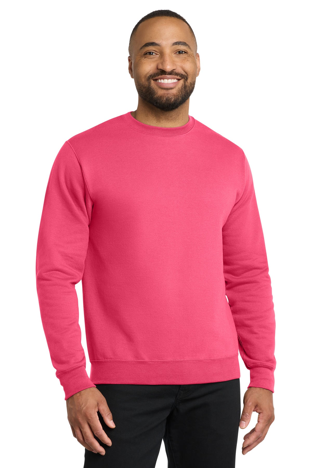 Custom Embroidery or DTF Print - Port & Co ® Core Fleece Crewneck Sweatshirt. PC78