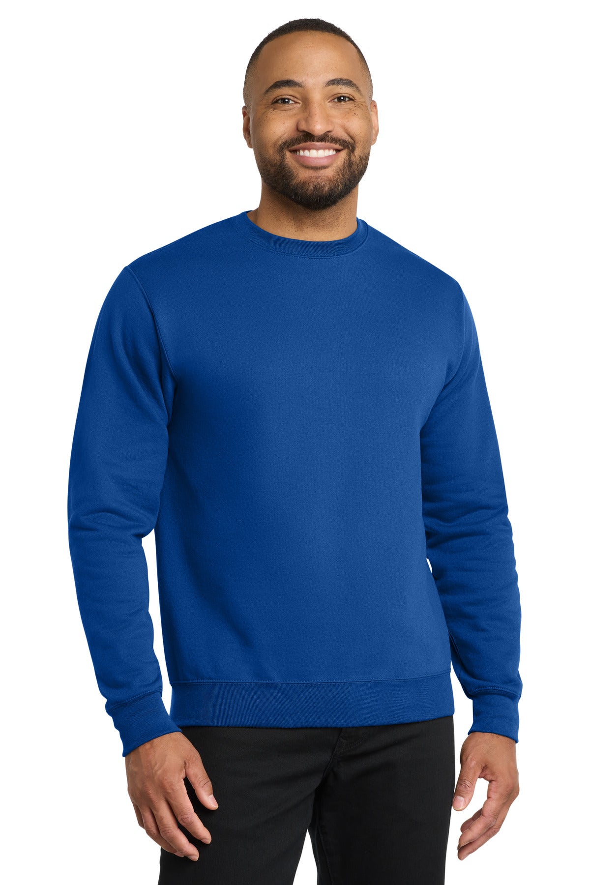 Custom Embroidery or DTF Print - Port & Co ® Core Fleece Crewneck Sweatshirt. PC78