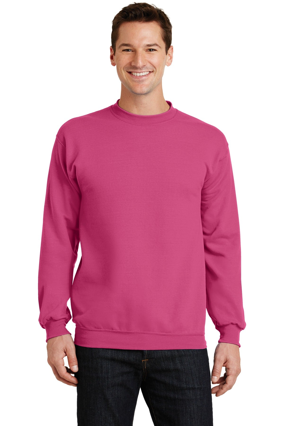 Custom Embroidered - Port & Company® - Core Fleece Crewneck Sweatshirt. PC78