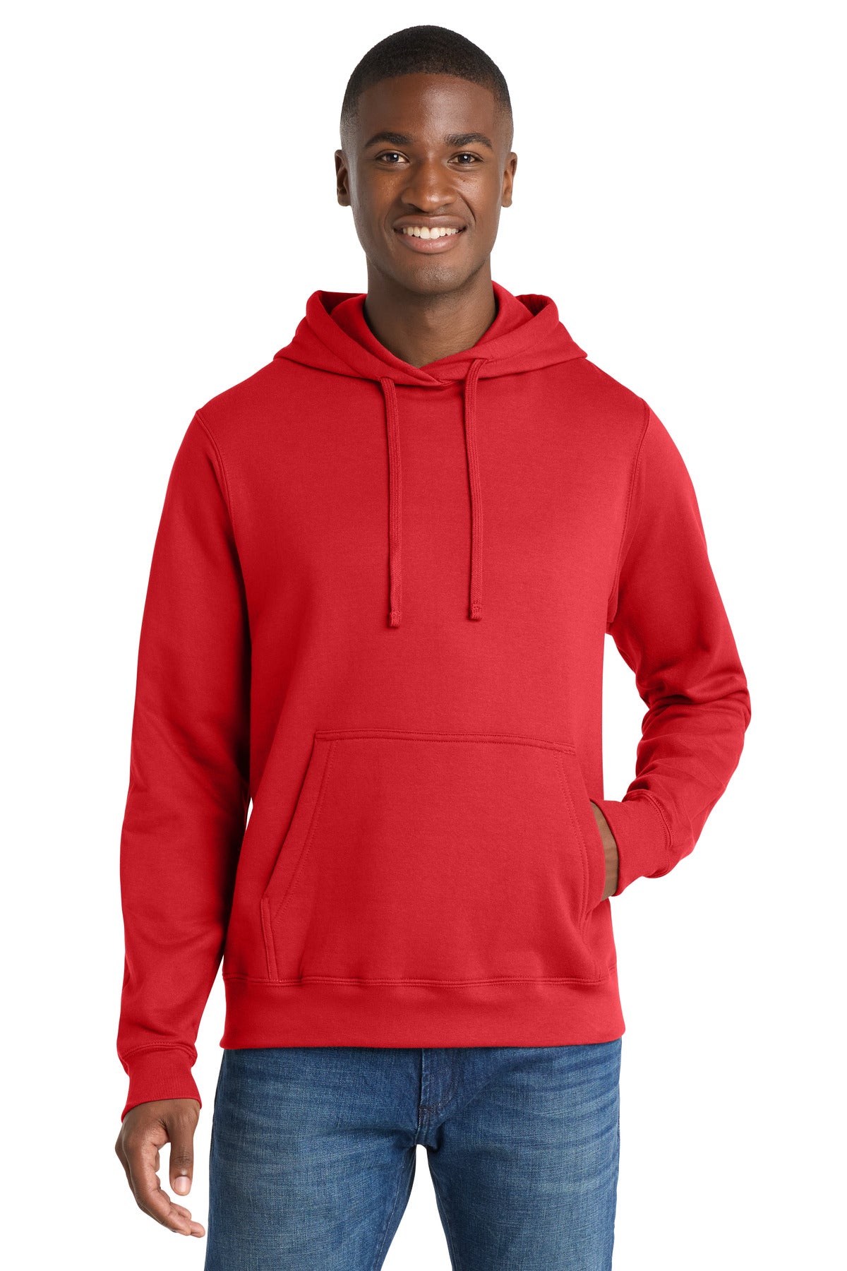Custom Embroidered or DTF Print on Port & Co ™ Fan Favorite Fleece Pullover Hooded Sweatshirt. PC850H