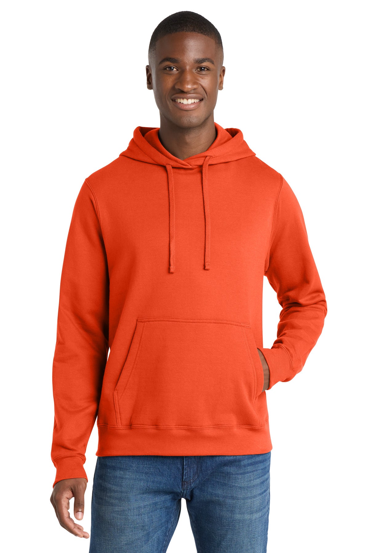 Custom Embroidered or DTF Print on Port & Co ™ Fan Favorite Fleece Pullover Hooded Sweatshirt. PC850H
