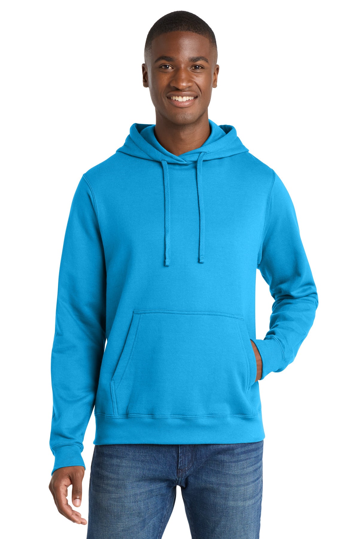 Custom Embroidered or DTF Print on Port & Co ™ Fan Favorite Fleece Pullover Hooded Sweatshirt. PC850H