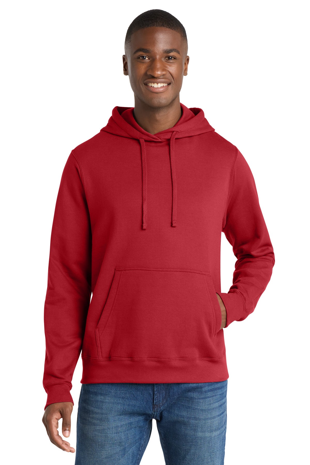 Custom Embroidered or DTF Print on Port & Co ™ Fan Favorite Fleece Pullover Hooded Sweatshirt. PC850H