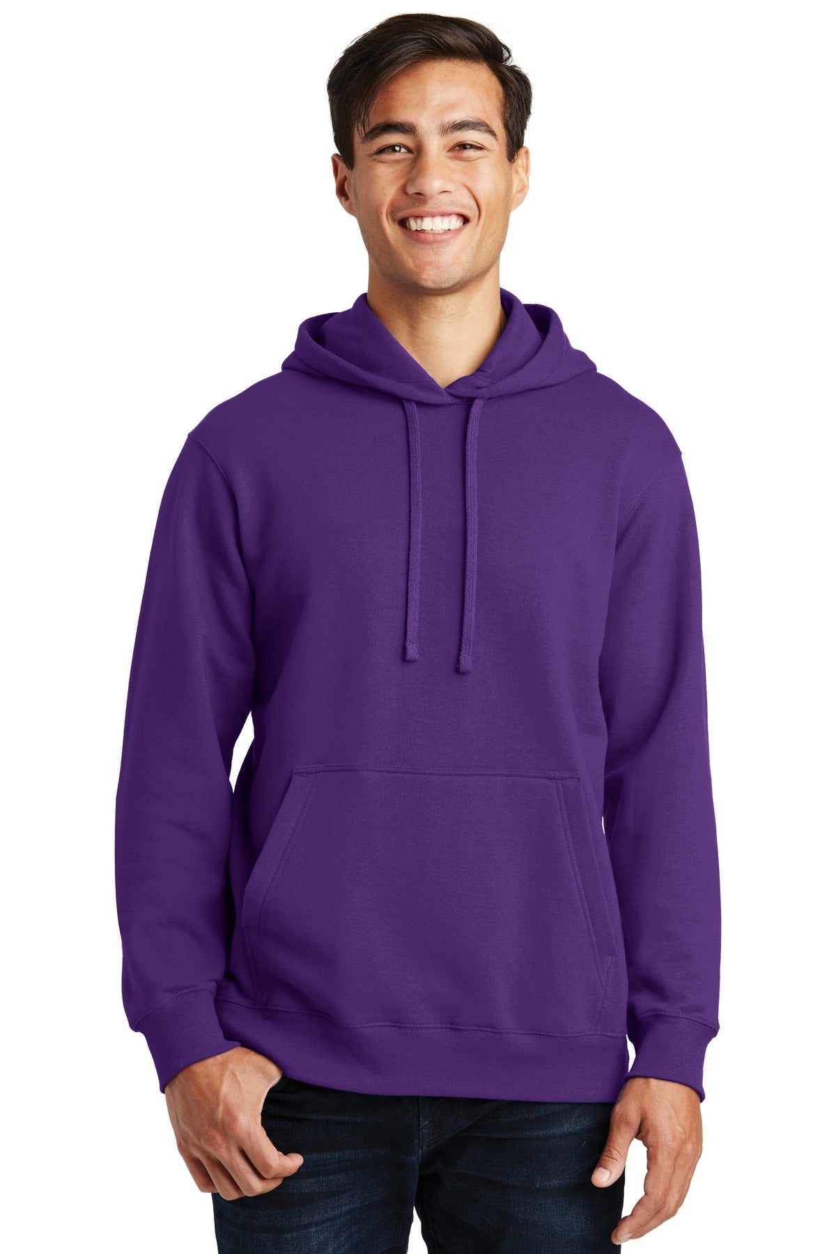 Custom Embroidered - Port & Company® Fan Favorite Fleece Pullover Hooded Sweatshirt. PC850H