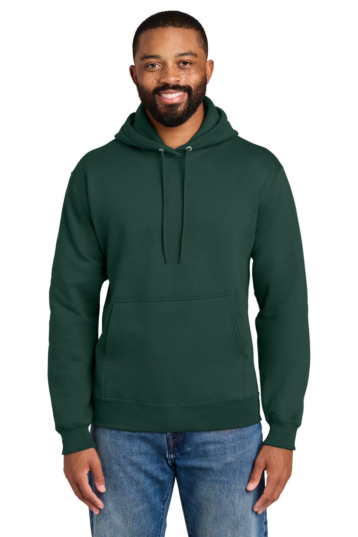 Custom Embroidery or DTF Print - Port & Co ® Tall Essential Fleece Pullover Hooded Sweatshirt. PC90HT
