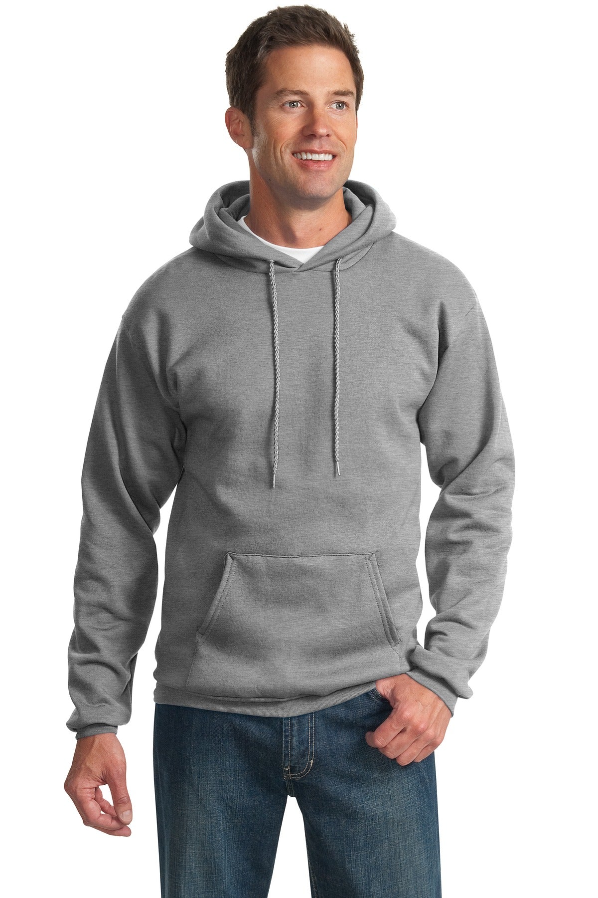 Custom Embroidered - Port & Company® Tall Essential Fleece Pullover Hooded Sweatshirt. PC90HT
