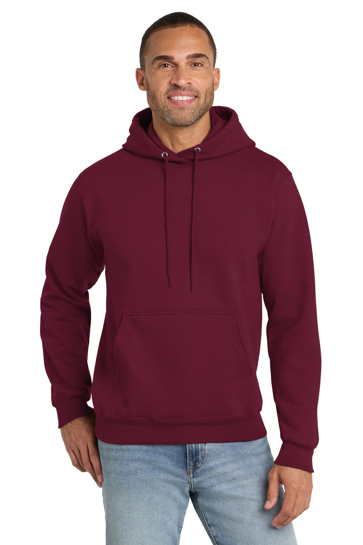 Custom Embroidery or DTF Print - Port & Co ™ Essential Fleece Pullover Hooded Sweatshirt. PC90H