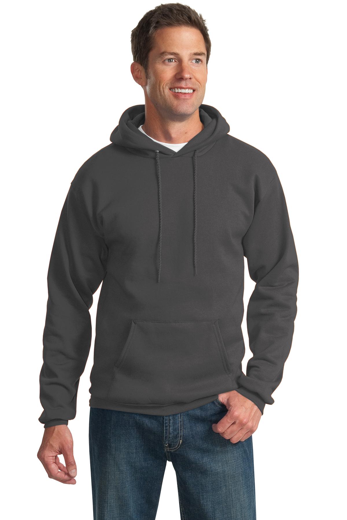 Custom Embroidered - Port & Company® Tall Essential Fleece Pullover Hooded Sweatshirt. PC90HT