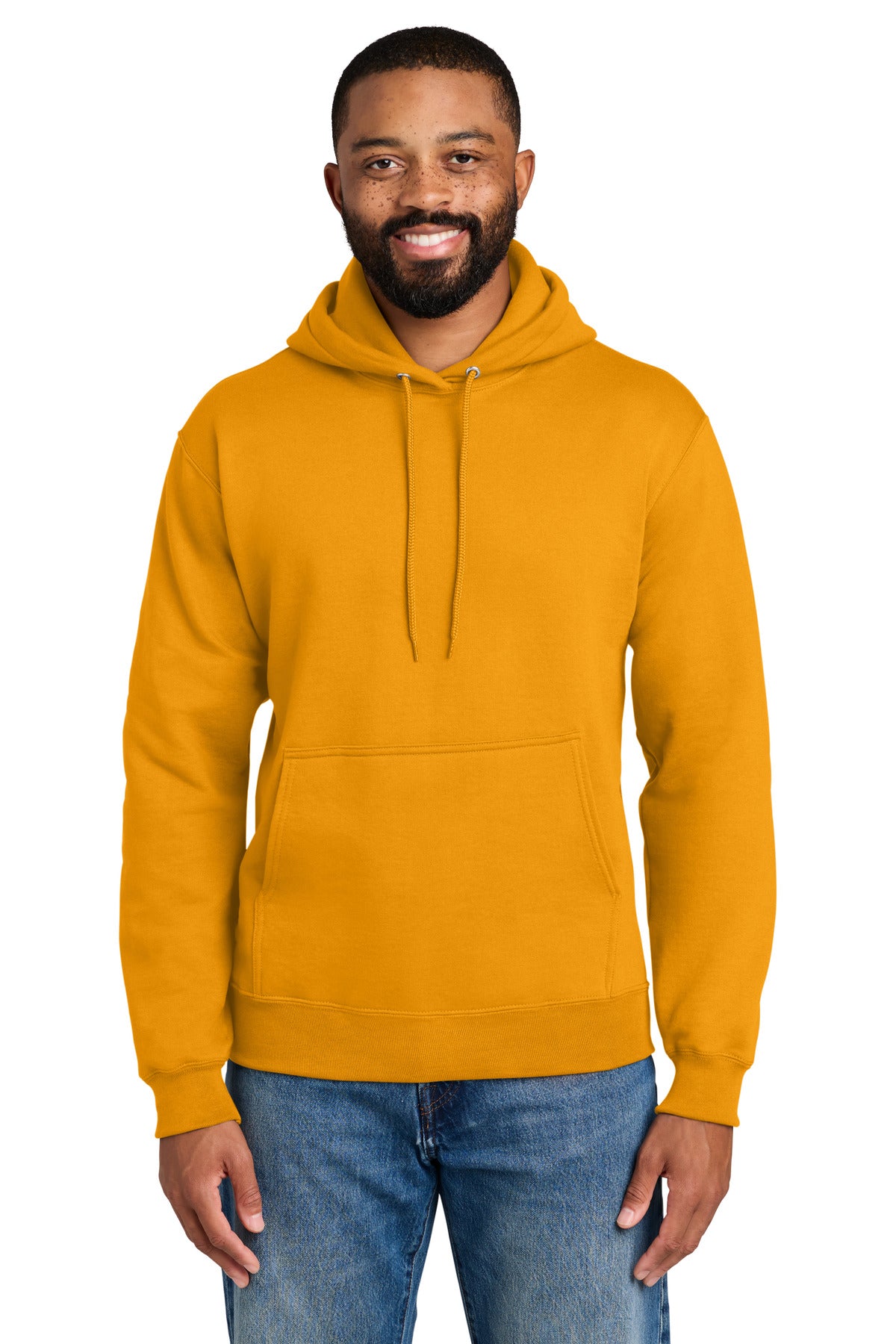 Custom Embroidery or DTF Print - Port & Co ® Essential Fleece Pullover Hooded Sweatshirt. PC90H