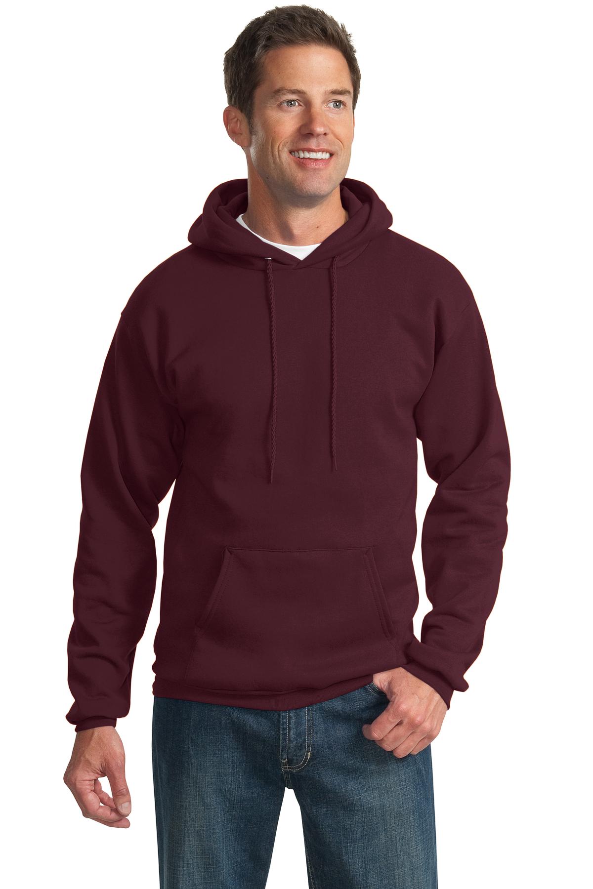 Custom Embroidered - Port & Company® Tall Essential Fleece Pullover Hooded Sweatshirt. PC90HT