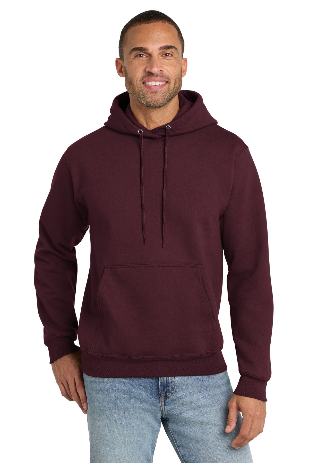 Custom Embroidery or DTF Print - Port & Co ™ Essential Fleece Pullover Hooded Sweatshirt. PC90H