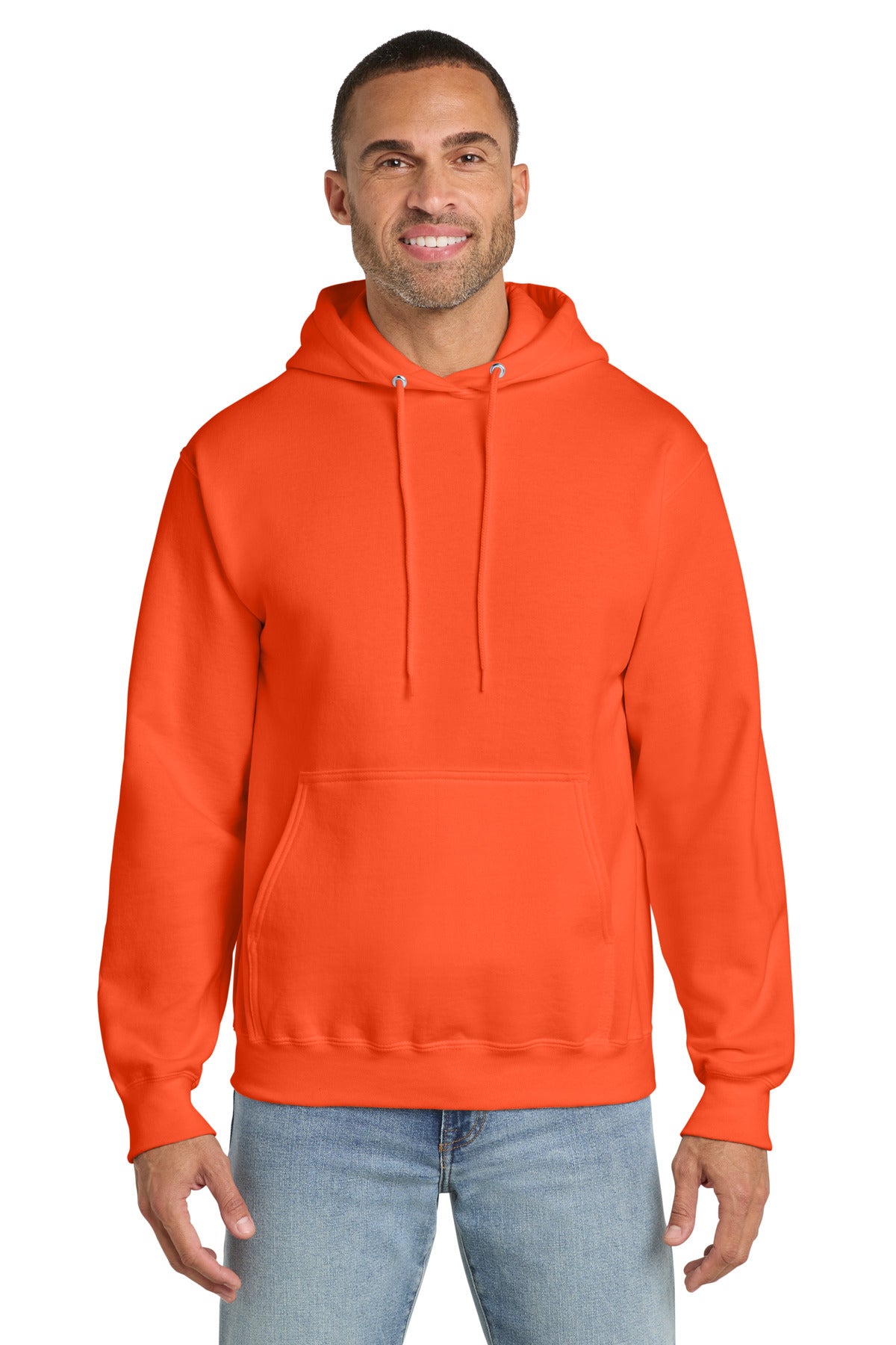 Custom Embroidery or DTF Print - Port & Co ™ Essential Fleece Pullover Hooded Sweatshirt. PC90H