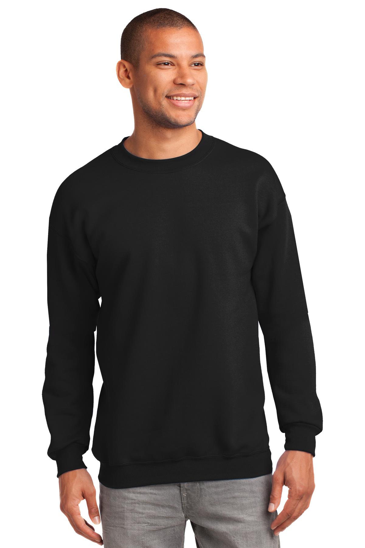 Custom Embroidered - Port & Company® Tall Essential Fleece Crewneck Sweatshirt. PC90T