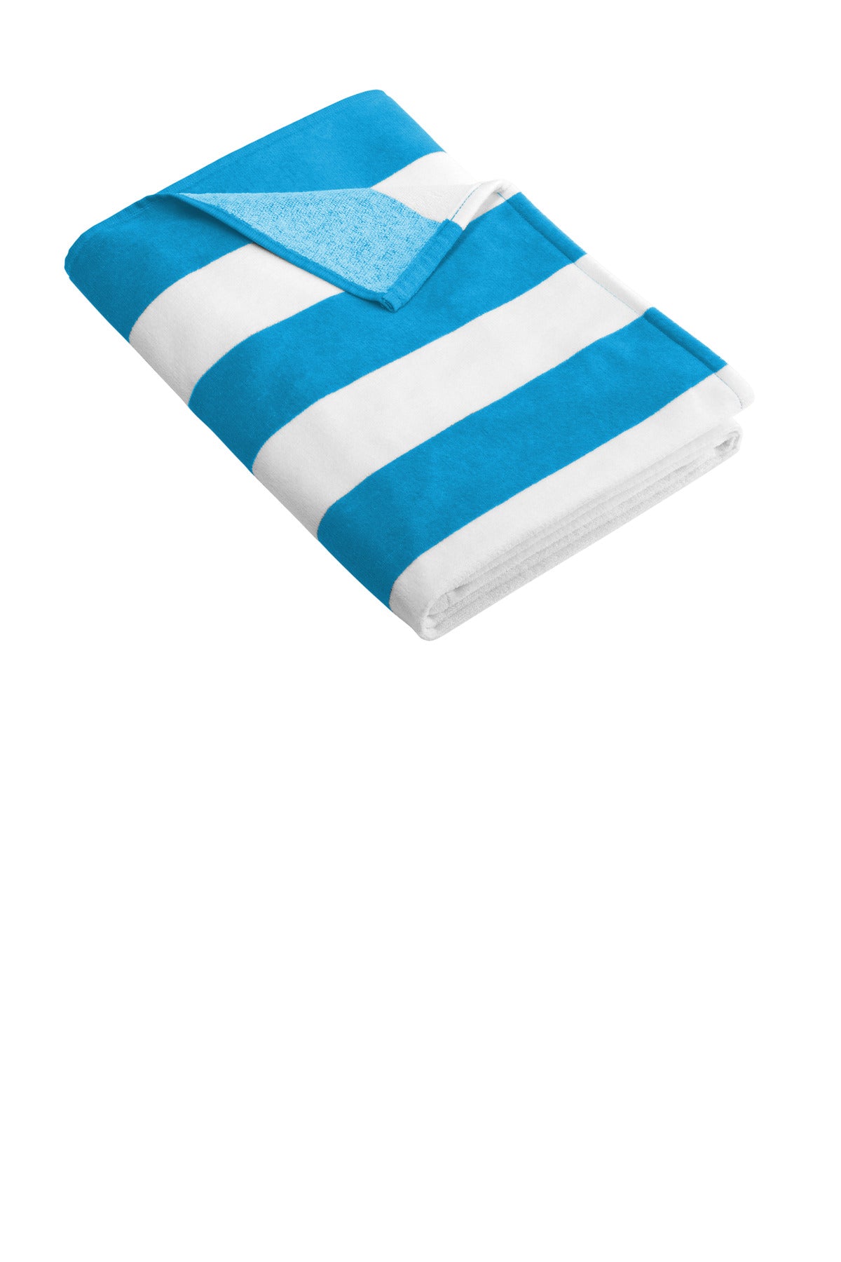 Custom Embroidery or DTF Print - Port Authority ® Cabana Stripe Beach Towel. PT43