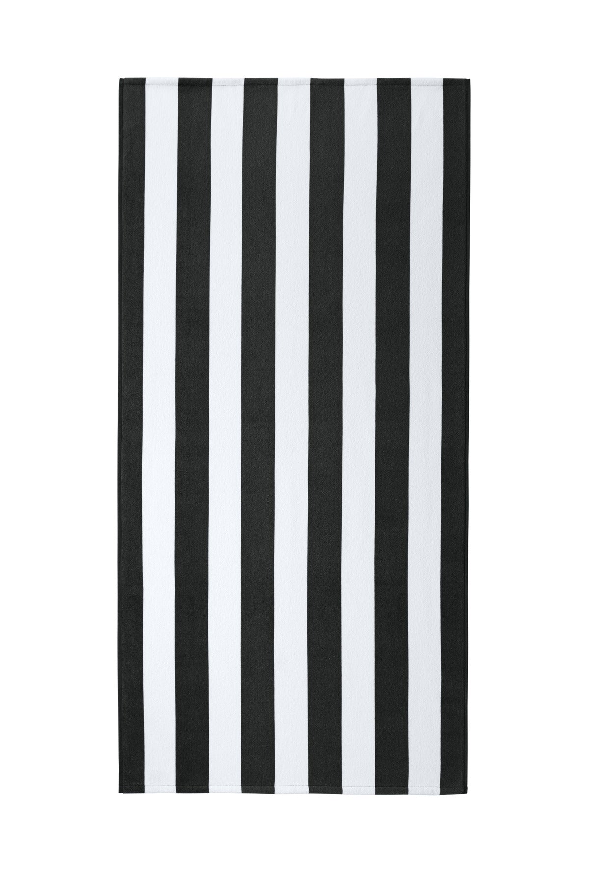 Custom Embroidery or DTF Print - Port Authority ® Value Cabana Stripe Beach Towel PT45