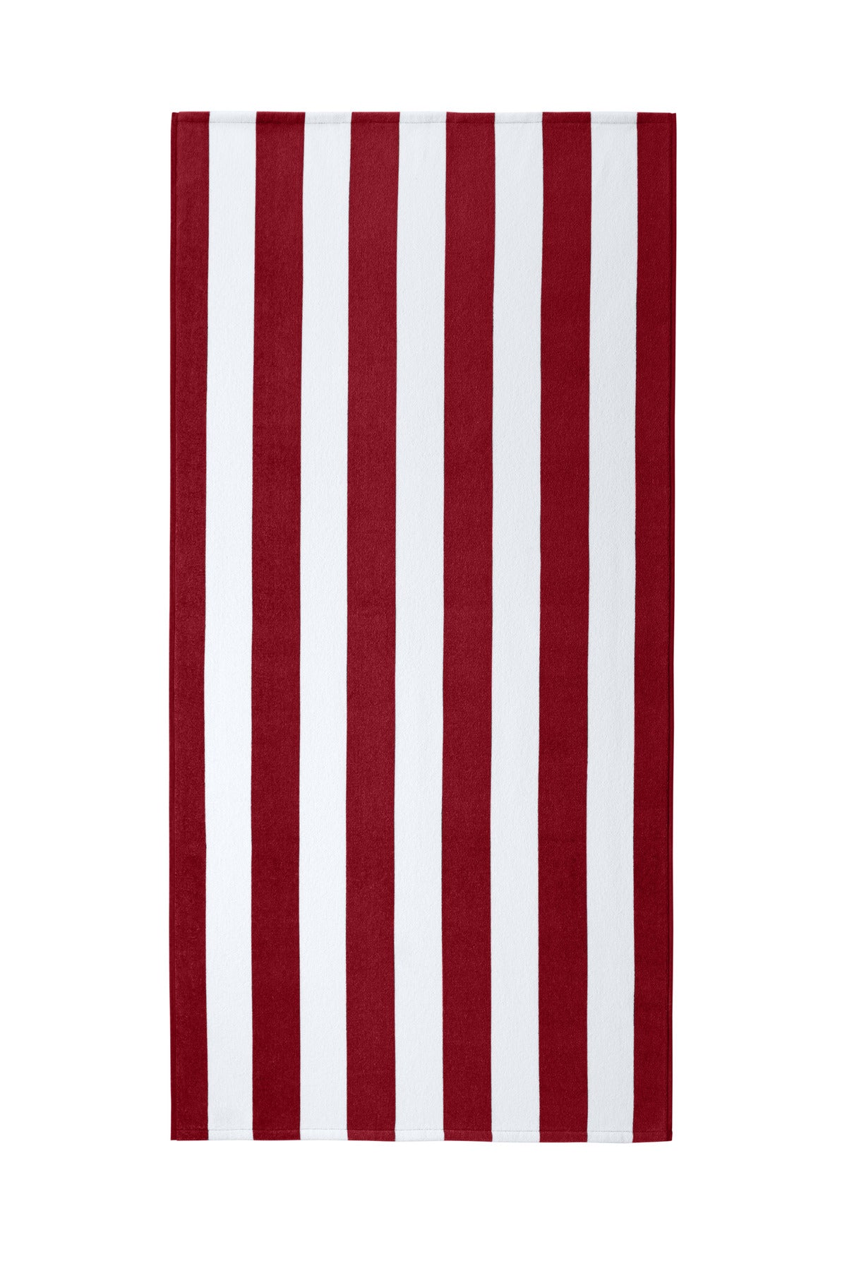 Custom Embroidery or DTF Print - Port Authority ® Value Cabana Stripe Beach Towel PT45