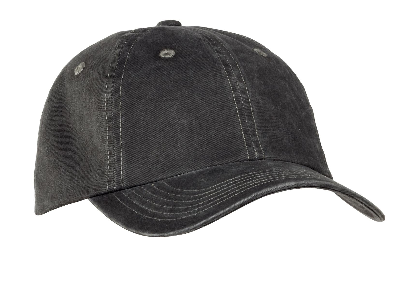 Custom Embroidery or DTF Print - Port Authority ® Garment-Washed Cap. PWU