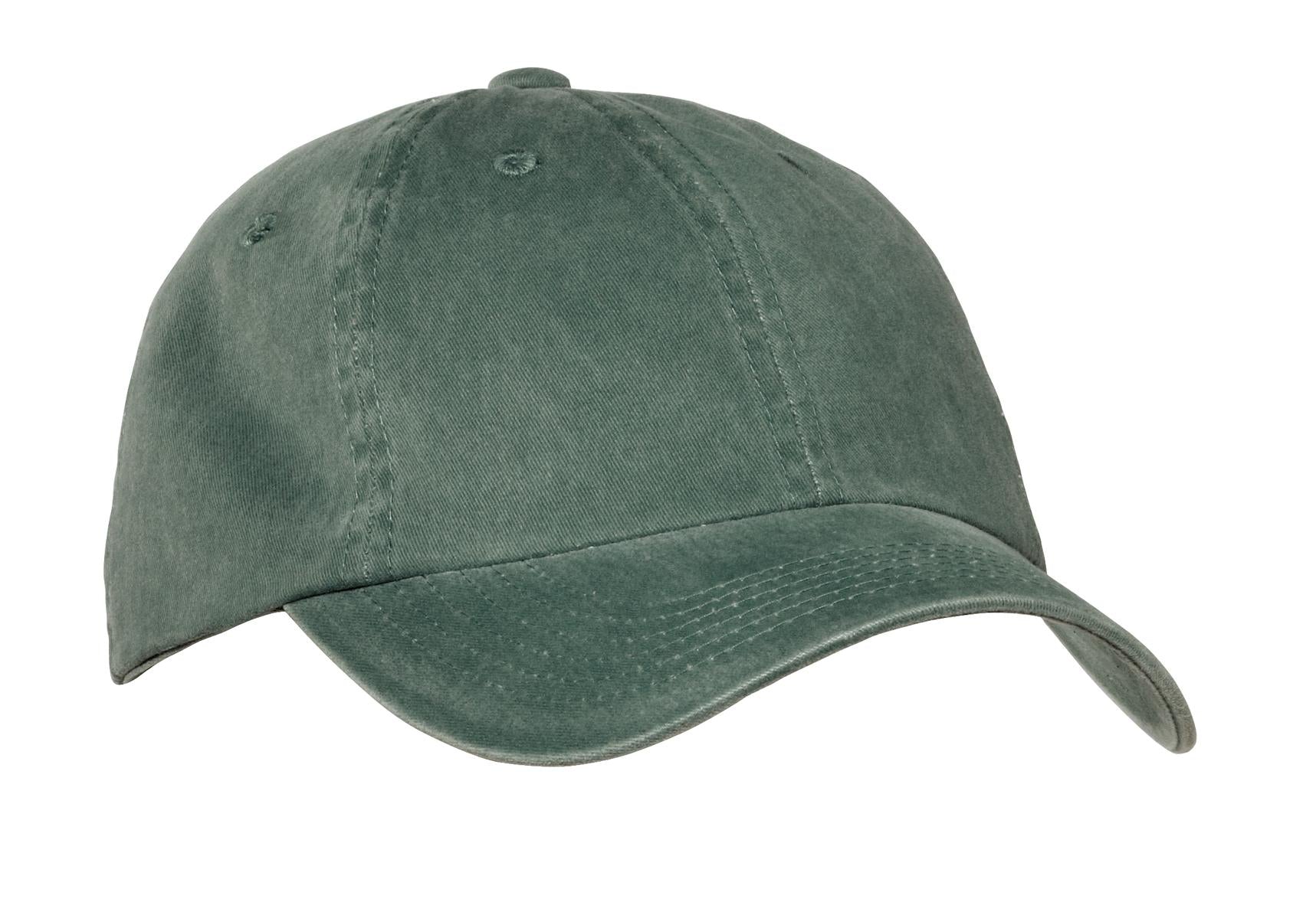 Custom Embroidery or DTF Print - Port Authority ® Garment-Washed Cap. PWU