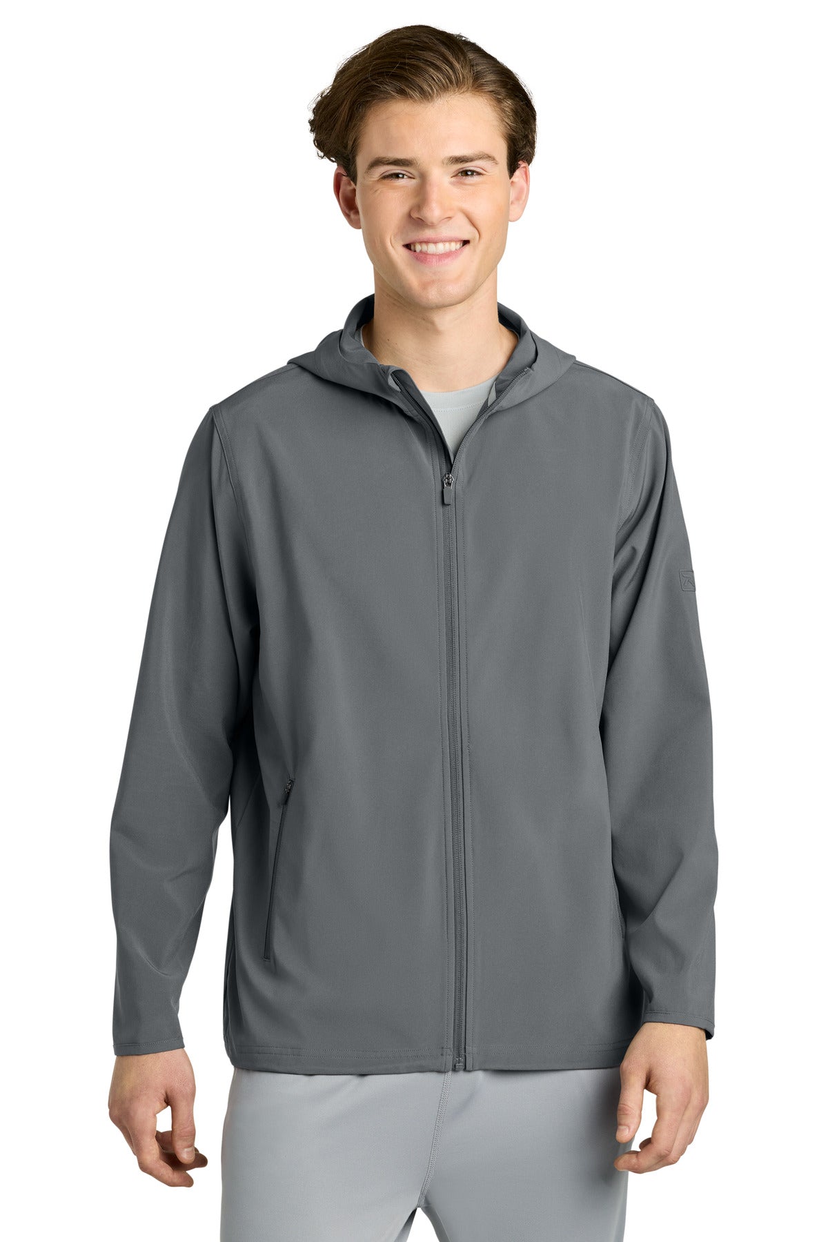 Custom Embroidery or DTF Print - Richardson Barrage Hooded Wind Jacket RA7400FZH