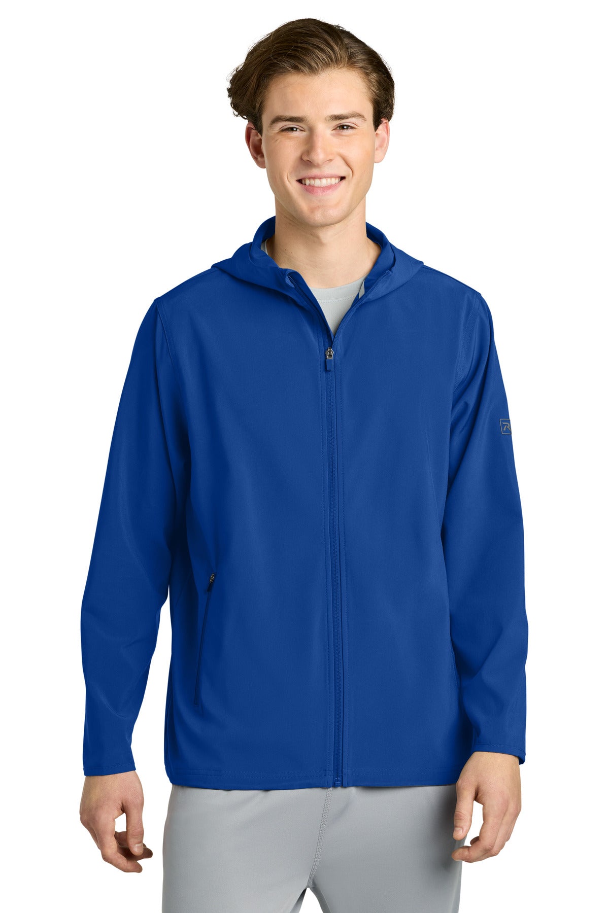 Custom Embroidery or DTF Print - Richardson Barrage Hooded Wind Jacket RA7400FZH