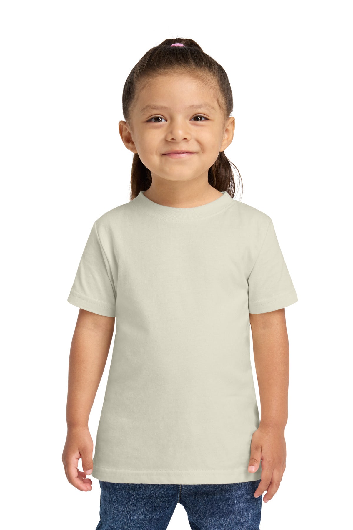 Custom Embroidered or DTF Printed - Rabbit Skins ™ Toddler Fine Jersey Tee. RS3321