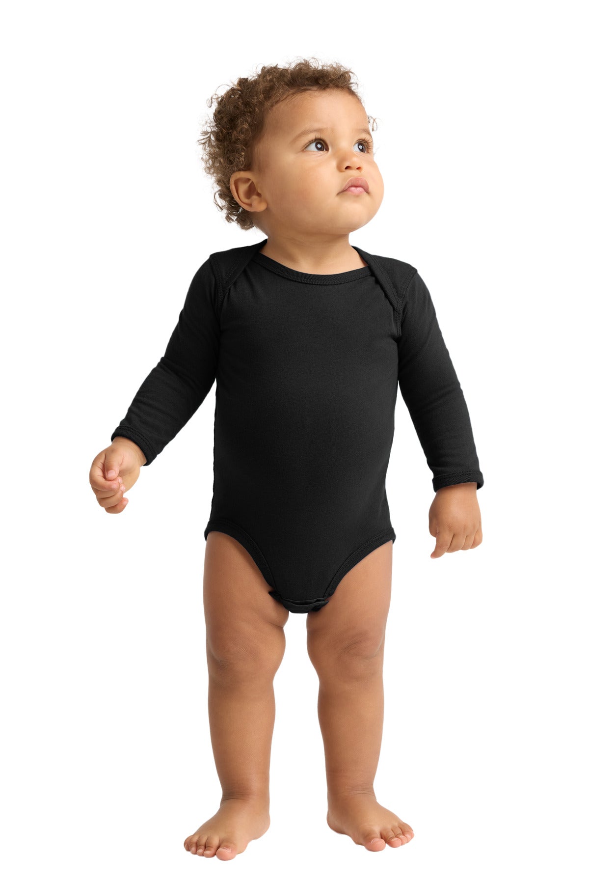 Custom Embroidered or DTF Printed - Rabbit Skins ™ Infant Long Sleeve Jersey Bodysuit RS4421