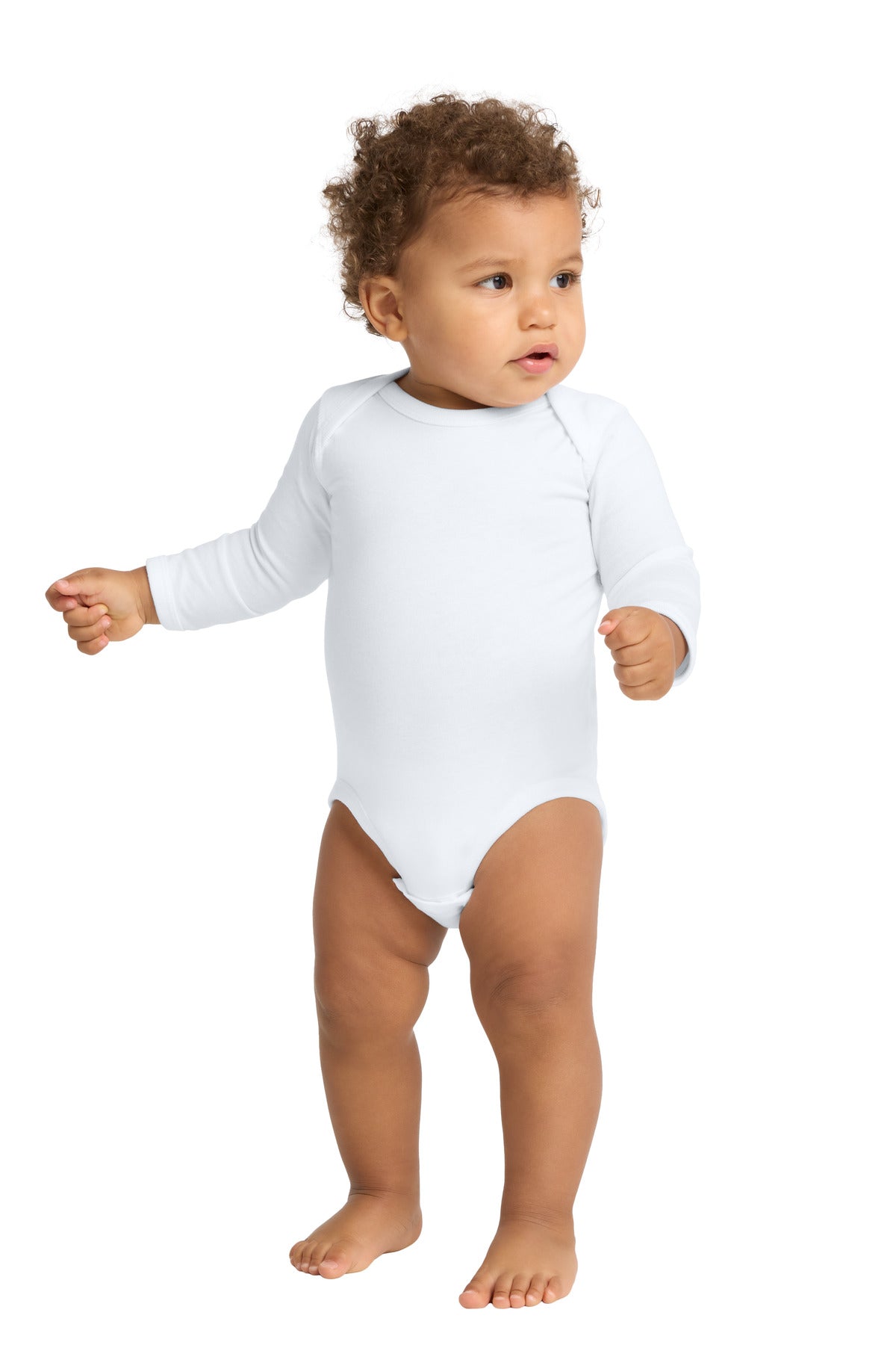 Custom Embroidered or DTF Printed - Rabbit Skins ™ Infant Long Sleeve Jersey Bodysuit RS4421