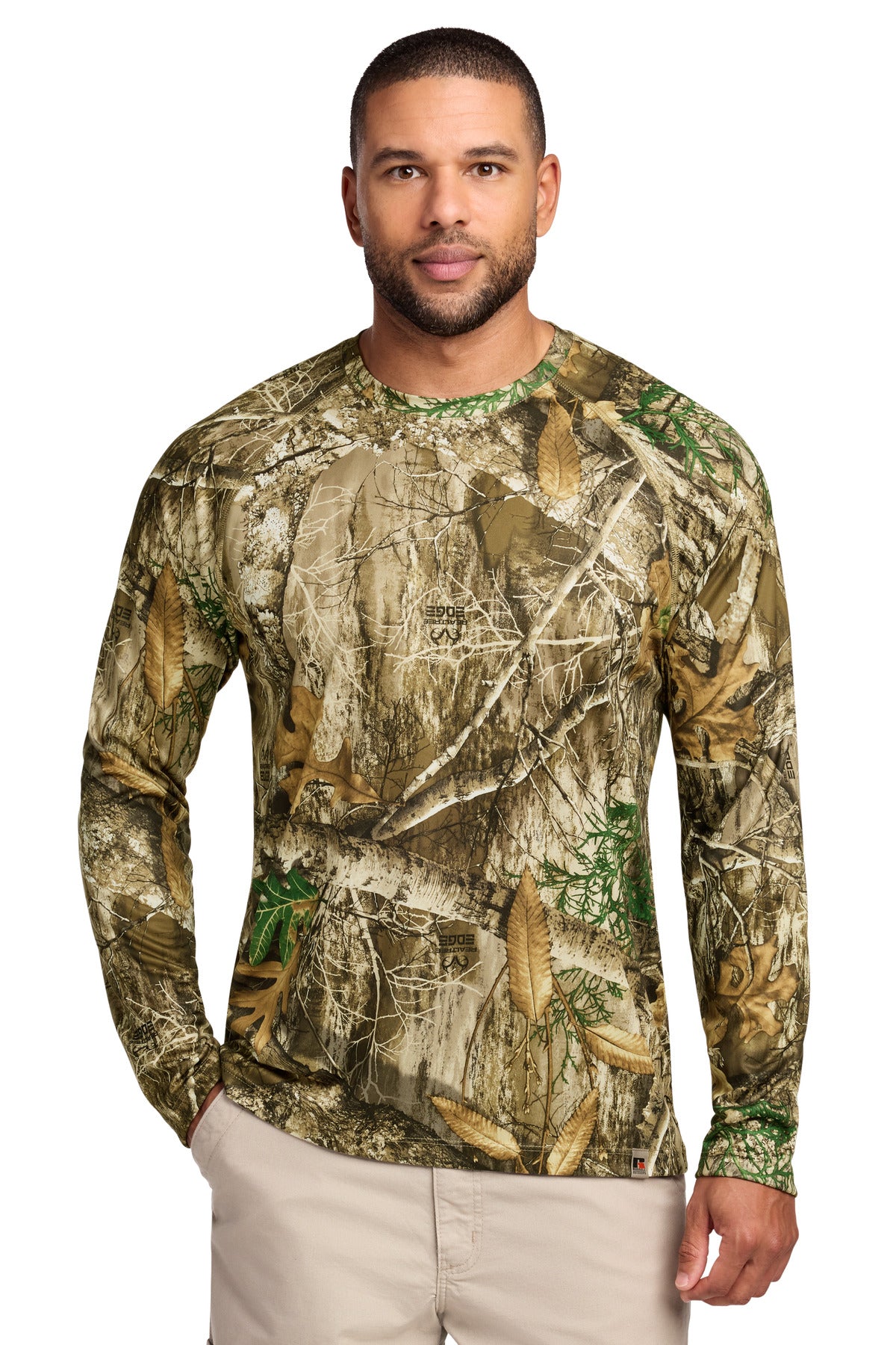 Custom Embroidery or DTF Print - Russell Outdoors ™ Realtree ® Performance Long Sleeve Tee RU150LS
