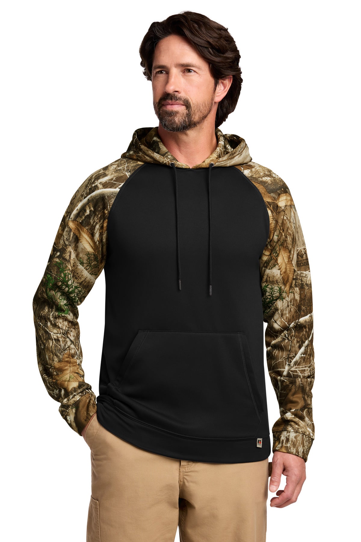 Custom Embroidery or DTF Print - Russell Outdoors ™ Realtree ® Performance Colorblock Pullover Hoodie RU451
