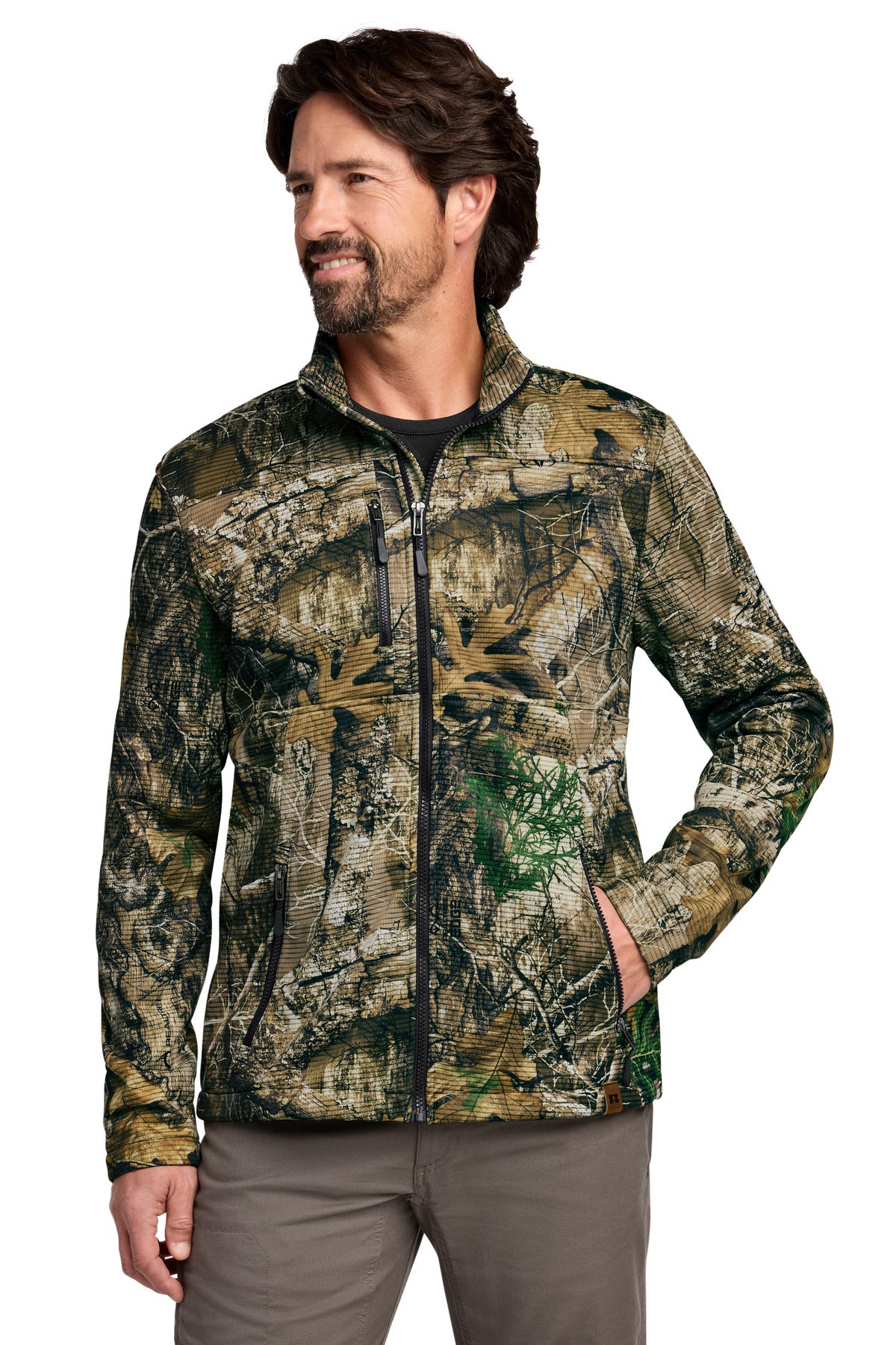 Custom Embroidery or DTF Print - Russell Outdoors ™ Realtree ® Atlas Soft Shell RU600