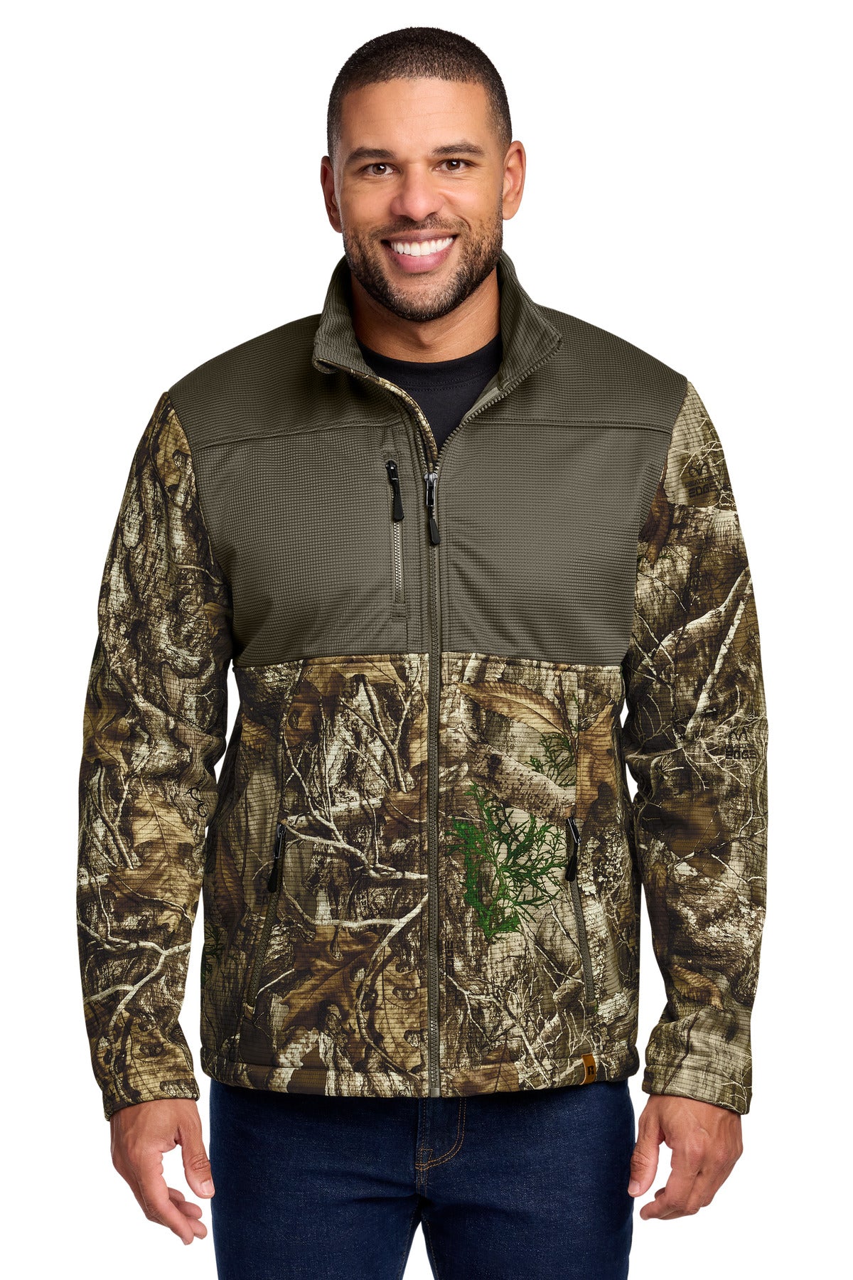 Custom Embroidery or DTF Print - Russell Outdoors ™ Realtree ® Atlas Colorblock Soft Shell RU601