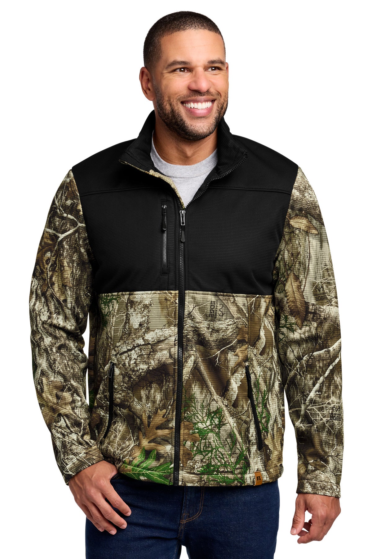 Custom Embroidery or DTF Print - Russell Outdoors ™ Realtree ® Atlas Colorblock Soft Shell RU601