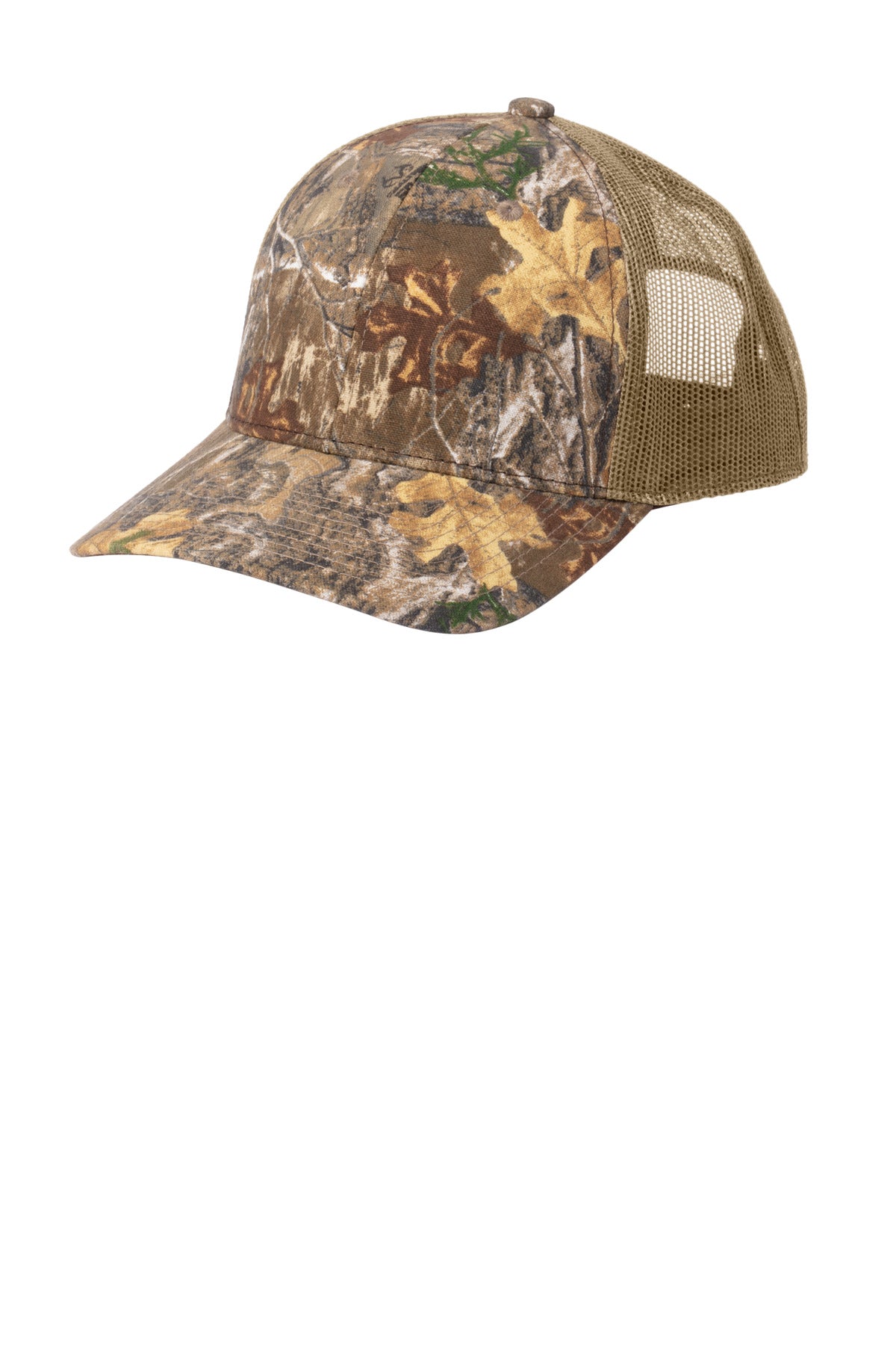 Custom Embroidery or DTF Print - Russell Outdoors ™ Camo Snapback Trucker Cap RU900