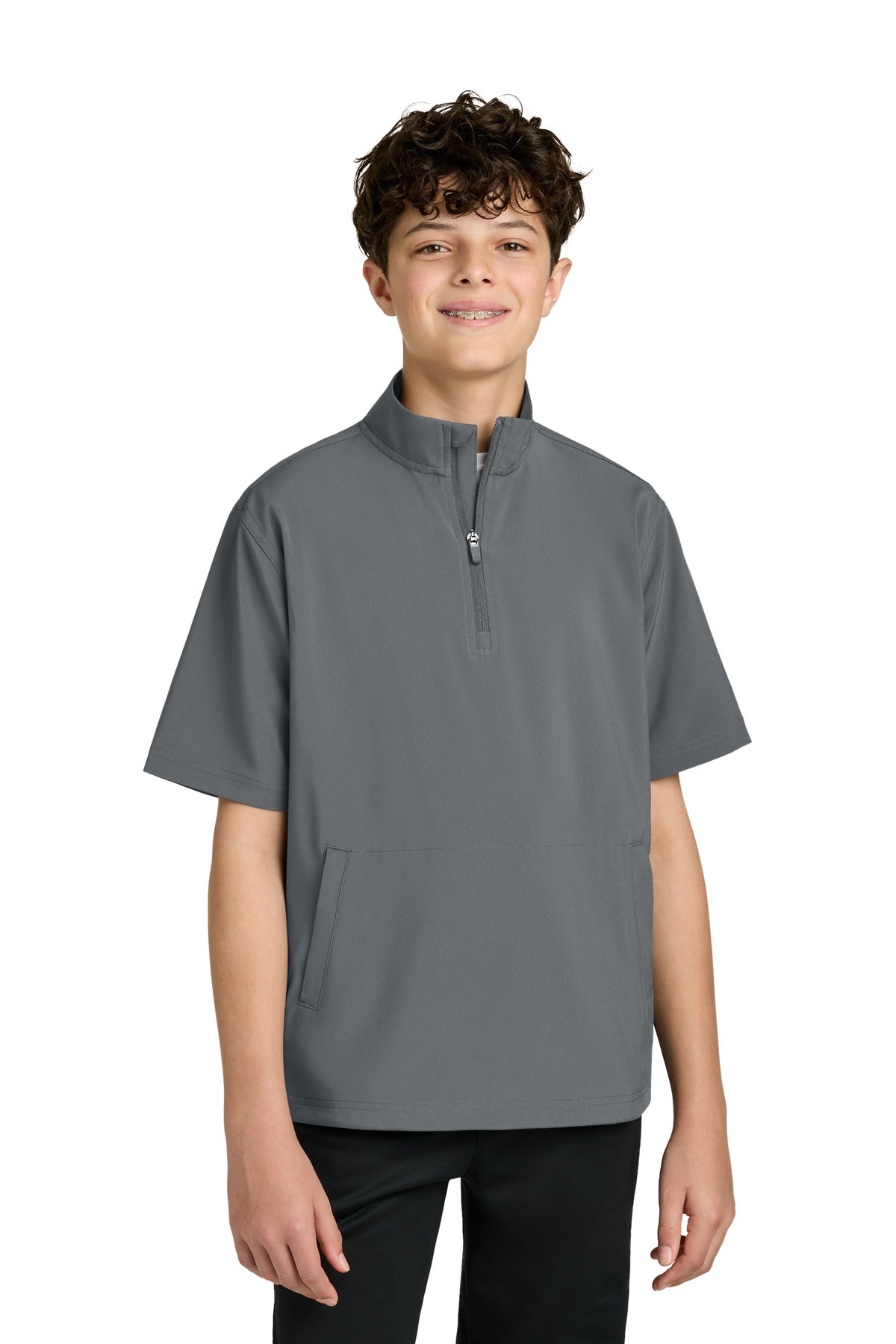 Custom Embroidery or DTF Print - Richardson Youth Barrage Wind Shirt RY7400SSQ
