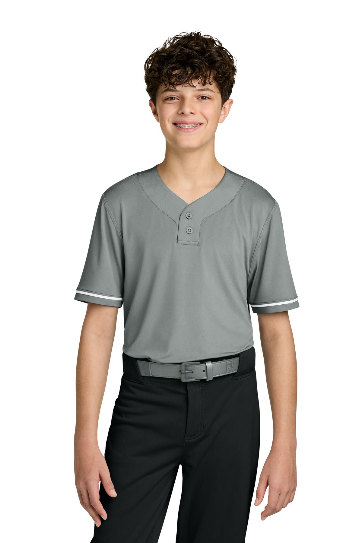 Custom Embroidery or DTF Print - Richardson Youth Select 2-Button Baseball Jersey RY7910
