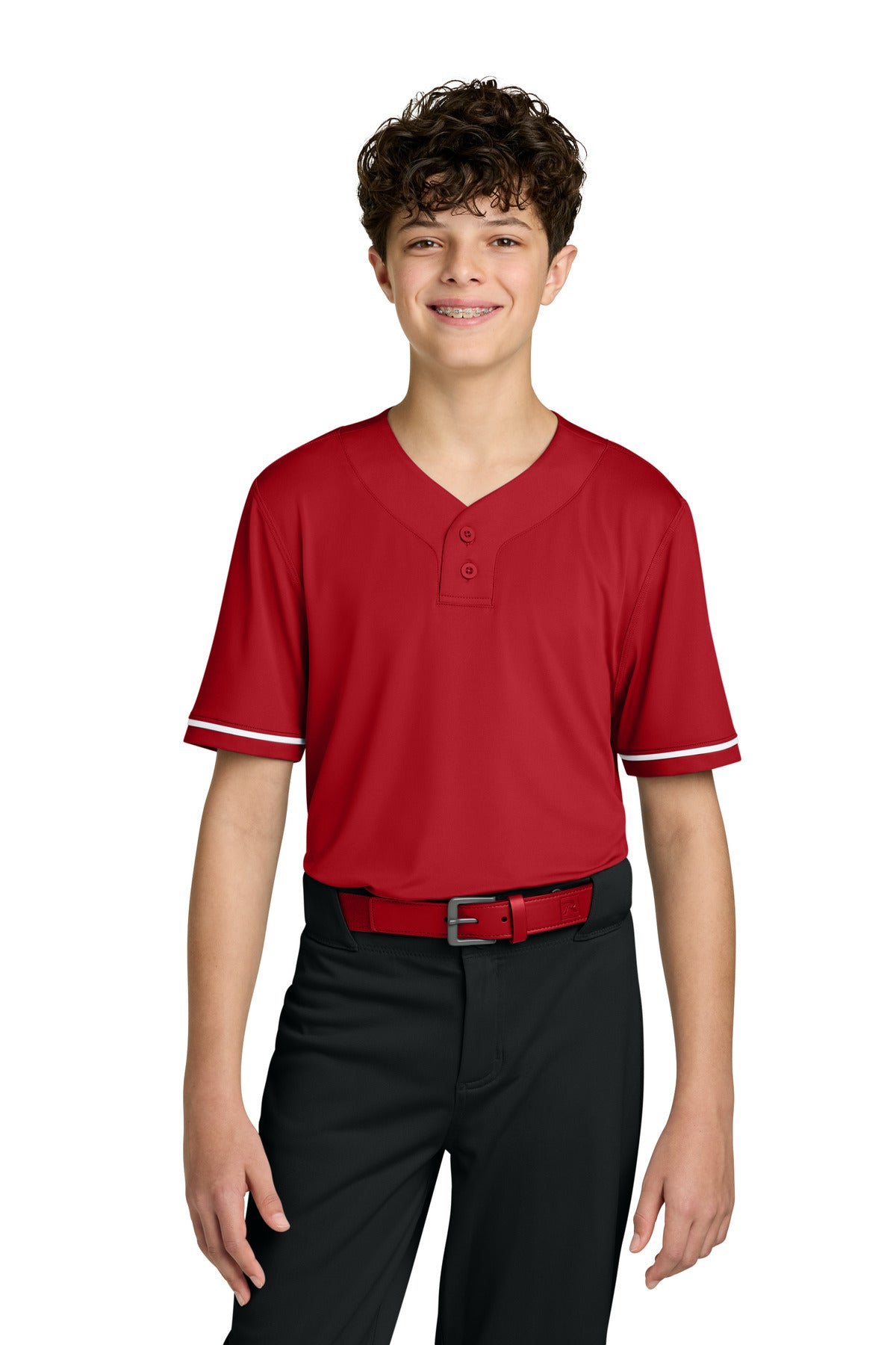 Custom Embroidery or DTF Print - Richardson Youth Select 2-Button Baseball Jersey RY7910