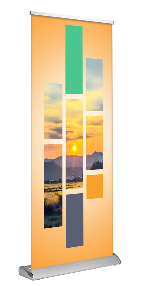 Deluxe Retractable Banner - 33"x81"