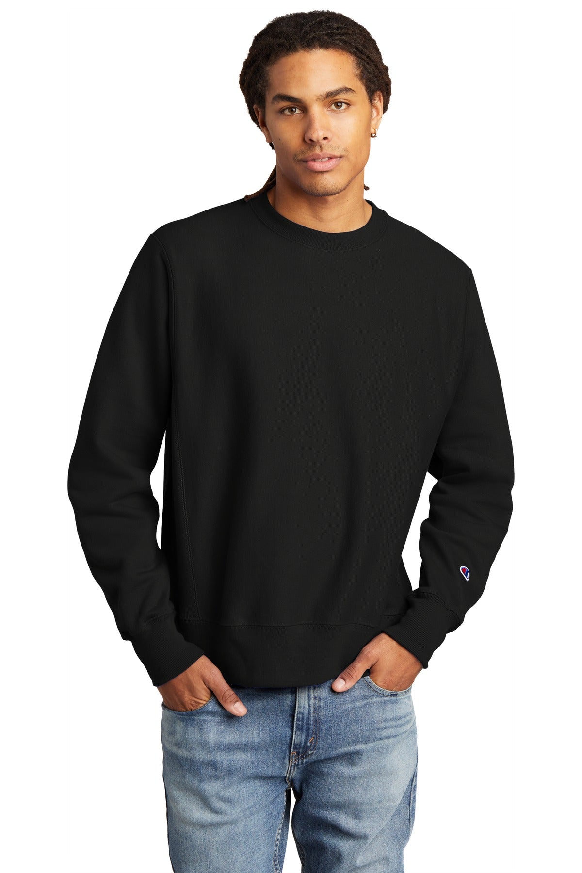 Custom Embroidery or DTF Print - Champion ® Reverse Weave ® Crewneck Sweatshirt S149