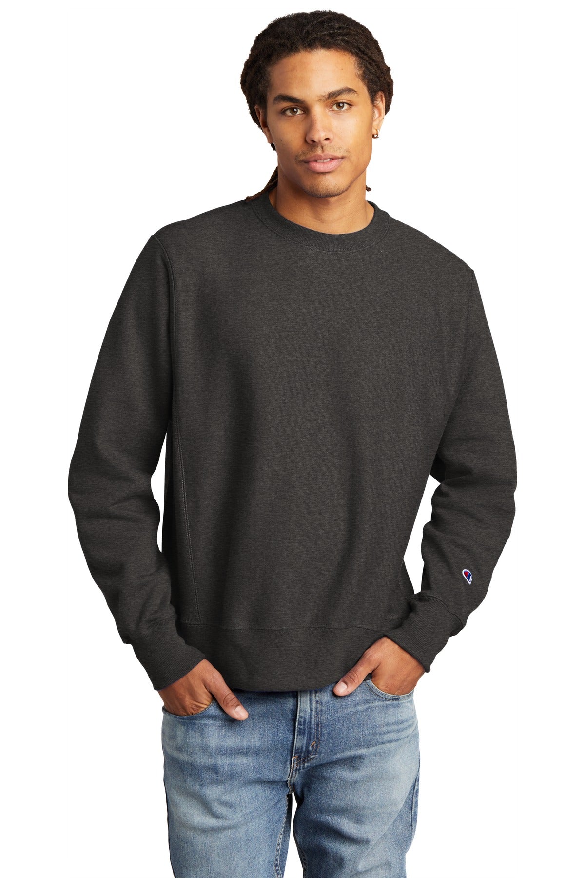 Custom Embroidery or DTF Print - Champion ® Reverse Weave ® Crewneck Sweatshirt S149
