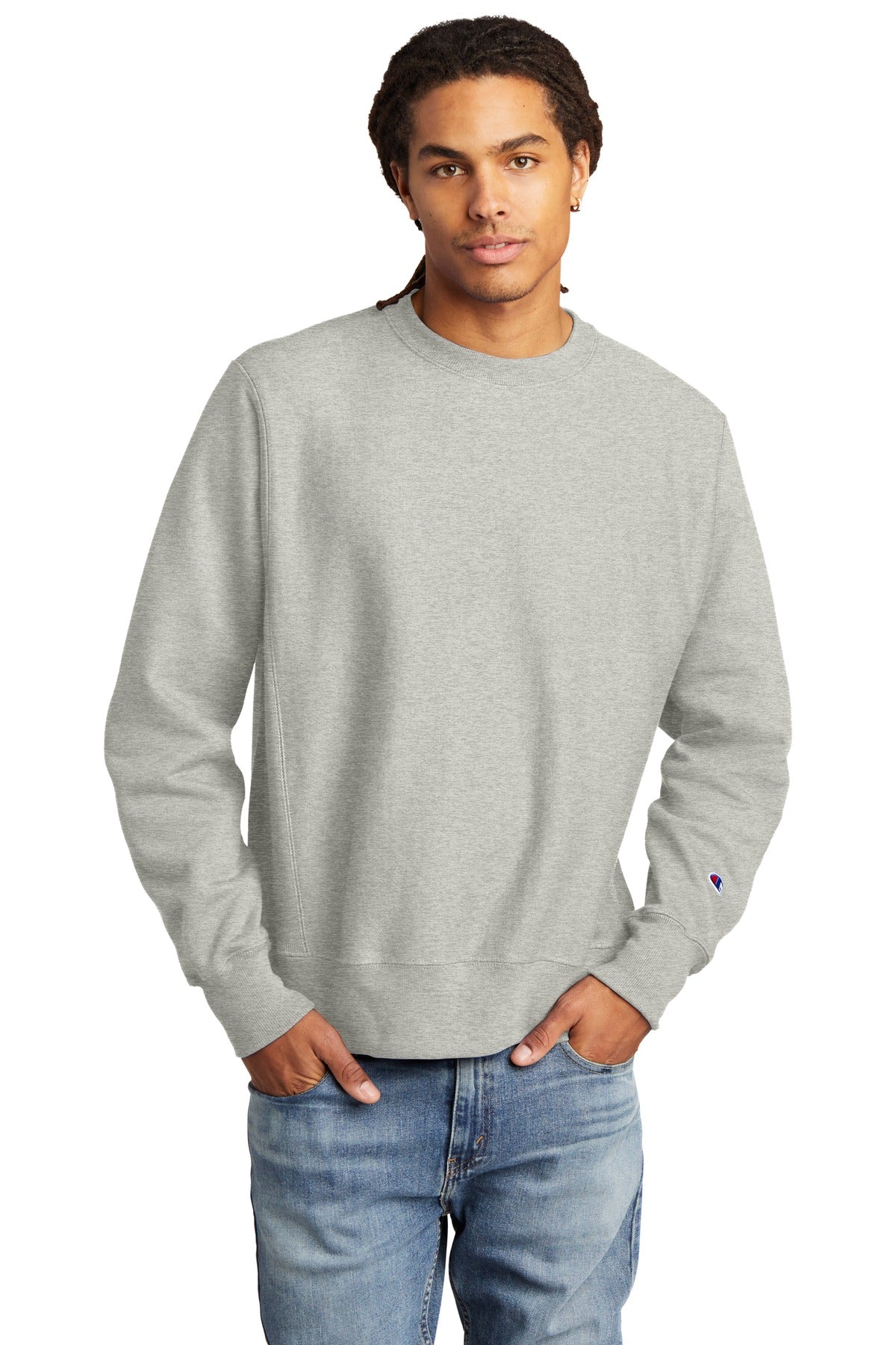 Custom Embroidery or DTF Print - Champion ® Reverse Weave ® Crewneck Sweatshirt S149