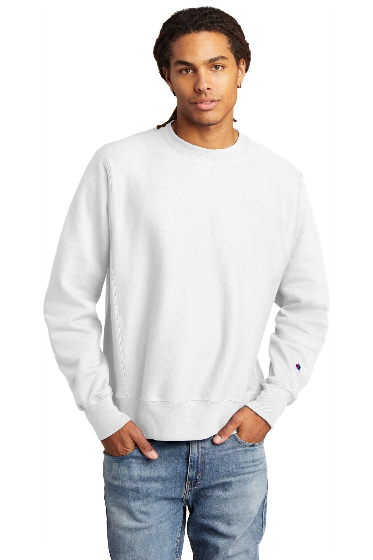 Custom Embroidery or DTF Print - Champion ® Reverse Weave ® Crewneck Sweatshirt S149
