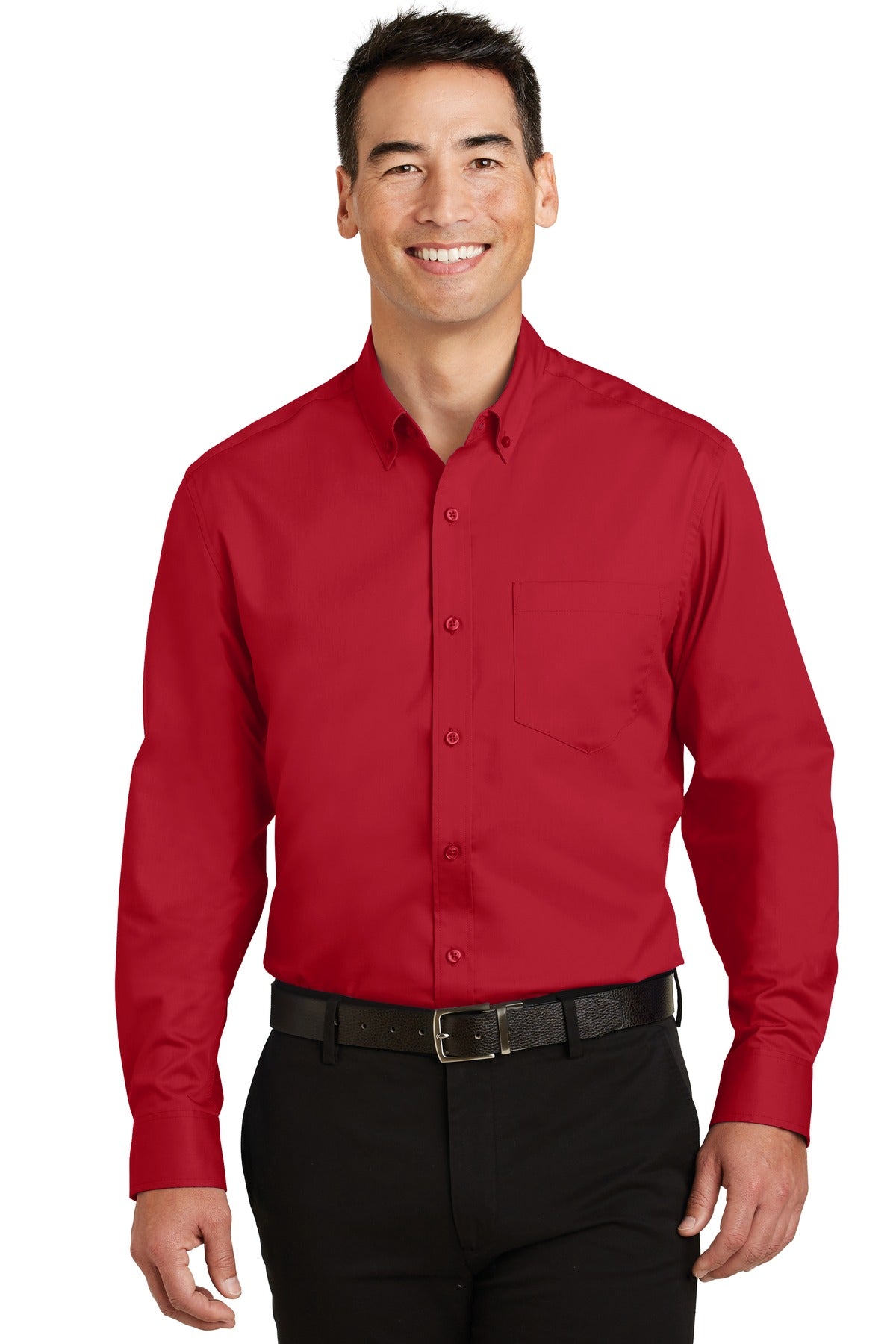 Custom Embroidery or DTF Print - Port Authority ® SuperPro ™ Twill Shirt. S663