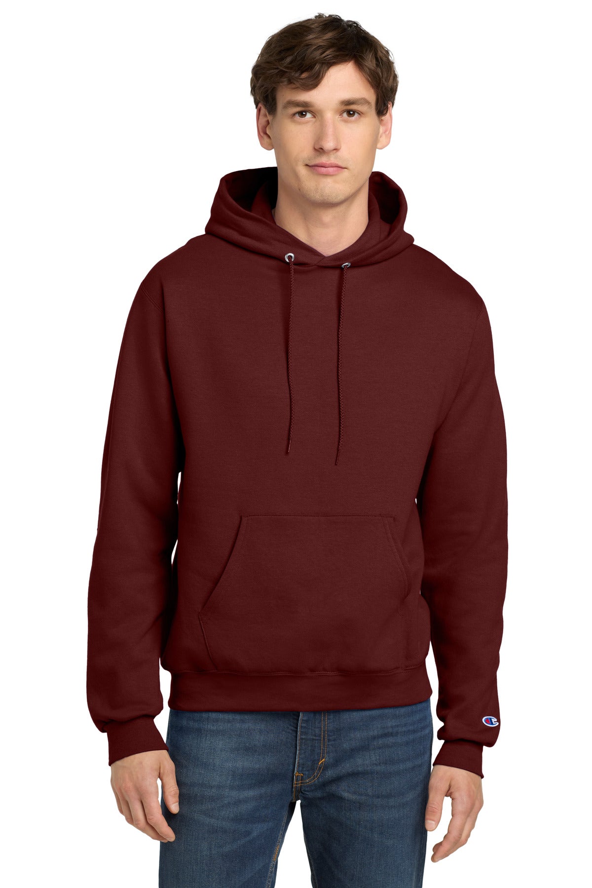 Custom Embroidery or DTF Print - Champion ® Powerblend ® Pullover Hoodie. S700