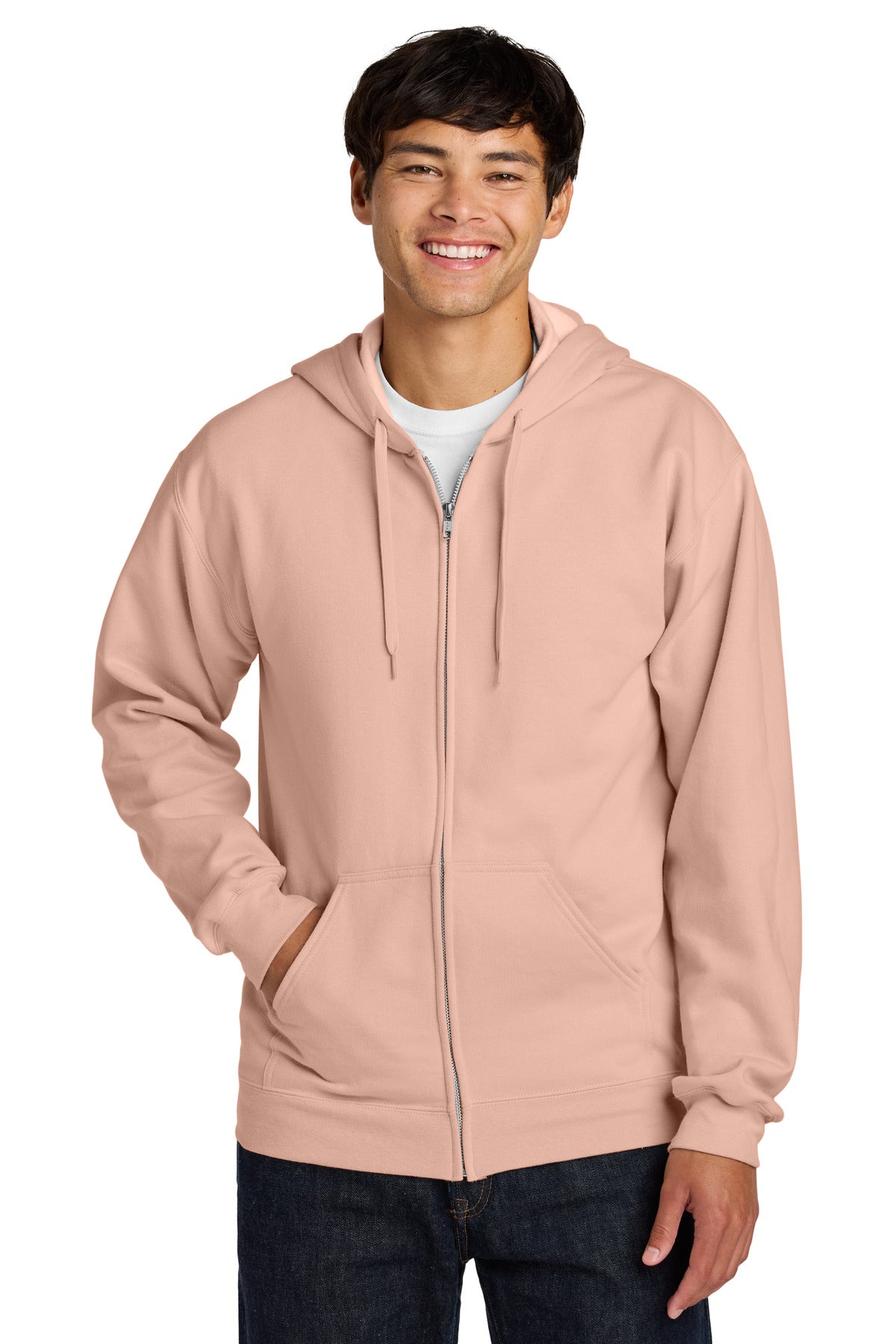 Custom Embroidered or DTF Printed - Gildan Softstyle ® Midweight Fleece Full-Zip Hooded Sweatshirt SF600