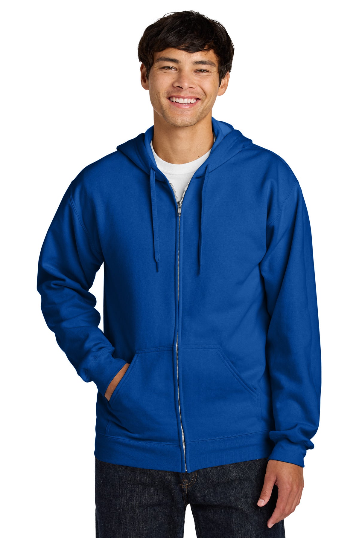 Custom Embroidered or DTF Printed - Gildan Softstyle ® Midweight Fleece Full-Zip Hooded Sweatshirt SF600