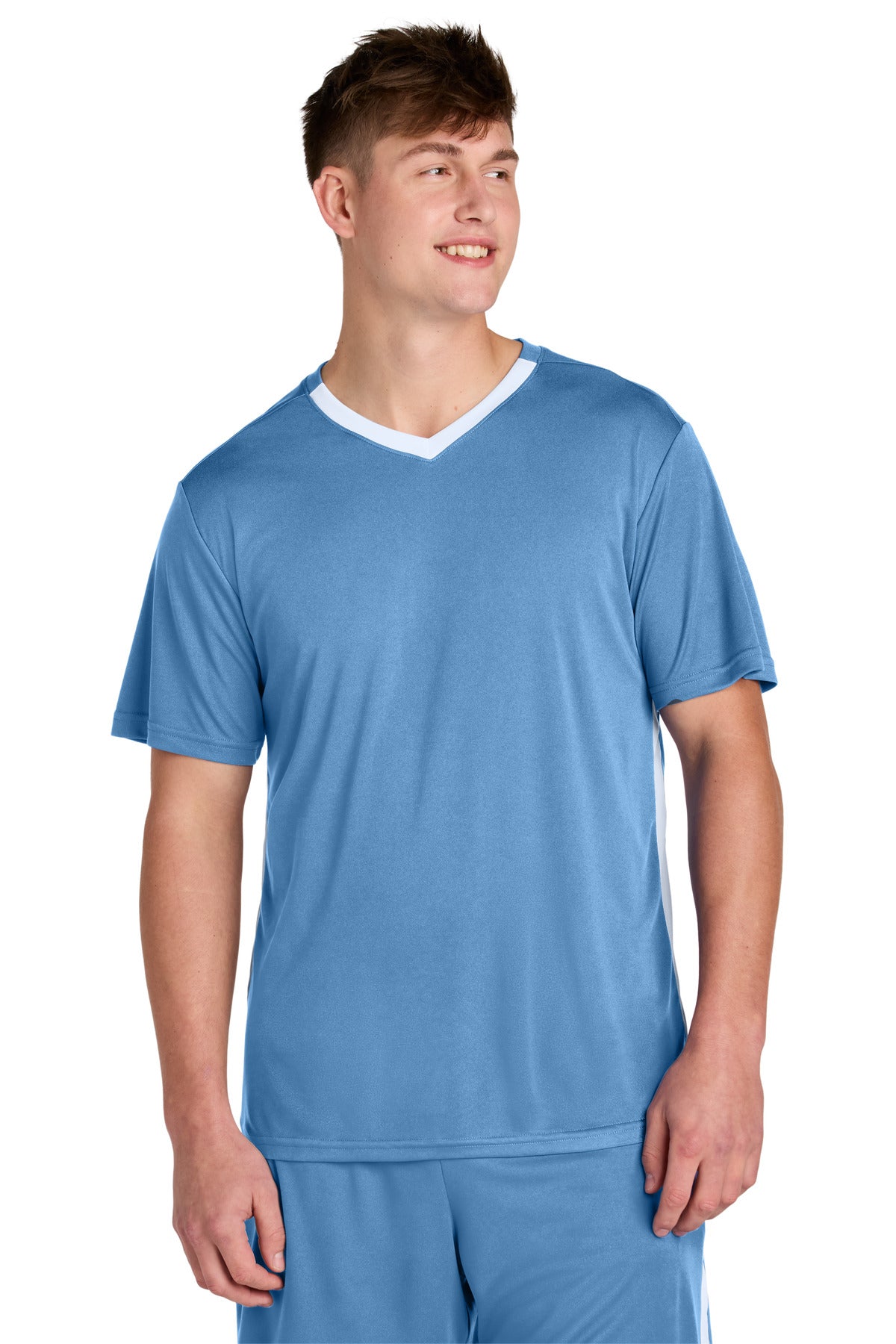 Custom Embroidery or DTF Print - Sport-Tek ® Competitor ™ United V-Neck ST101