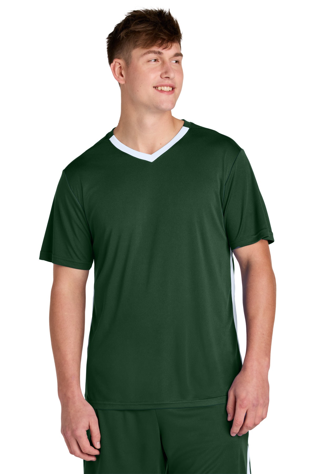 Custom Embroidery or DTF Print - Sport-Tek ® Competitor ™ United V-Neck ST101