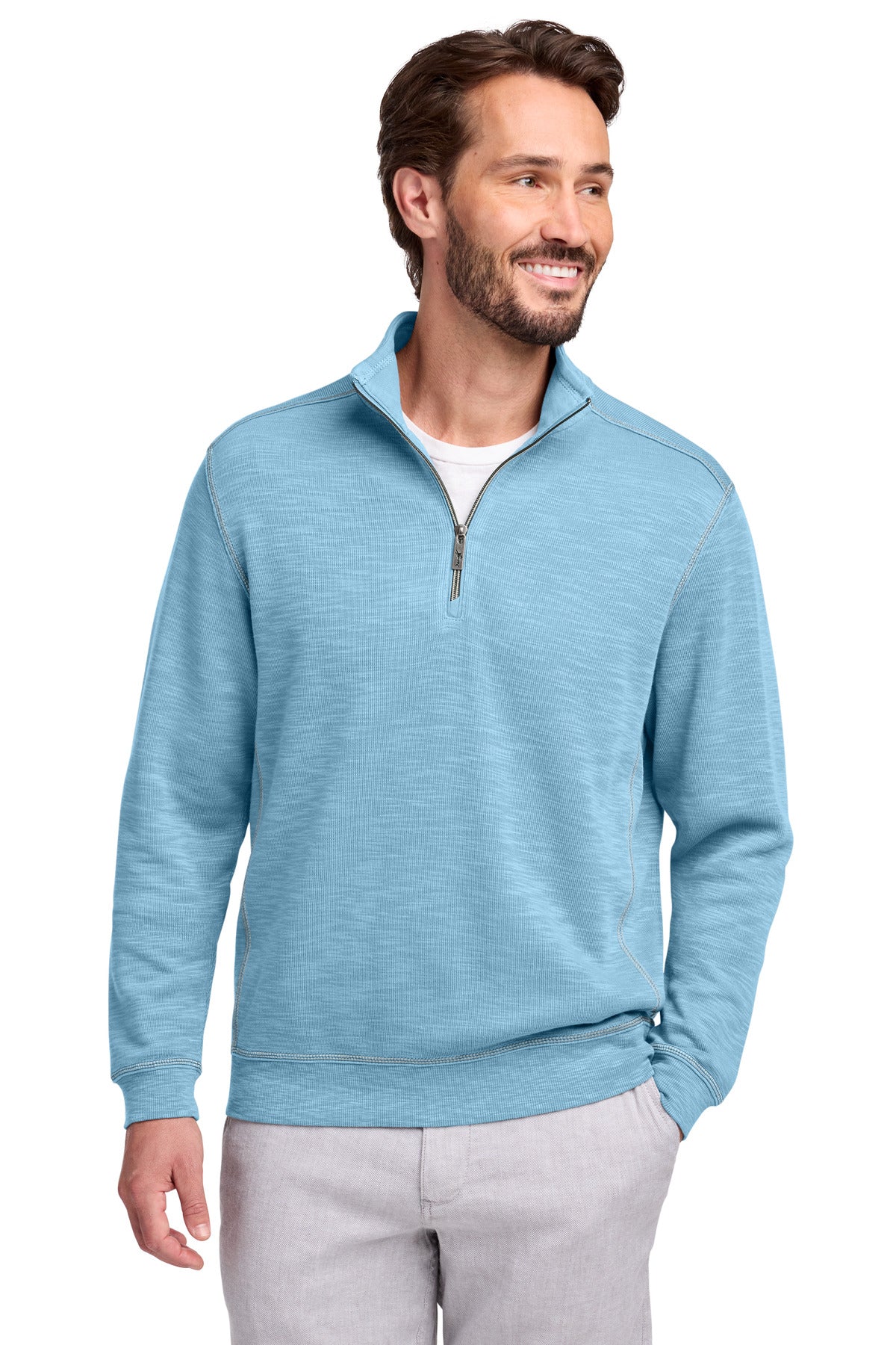 Custom Embroidery or DTF Print - Tommy Bahama ® Tobago Bay 1/2-Zip ST226342TB